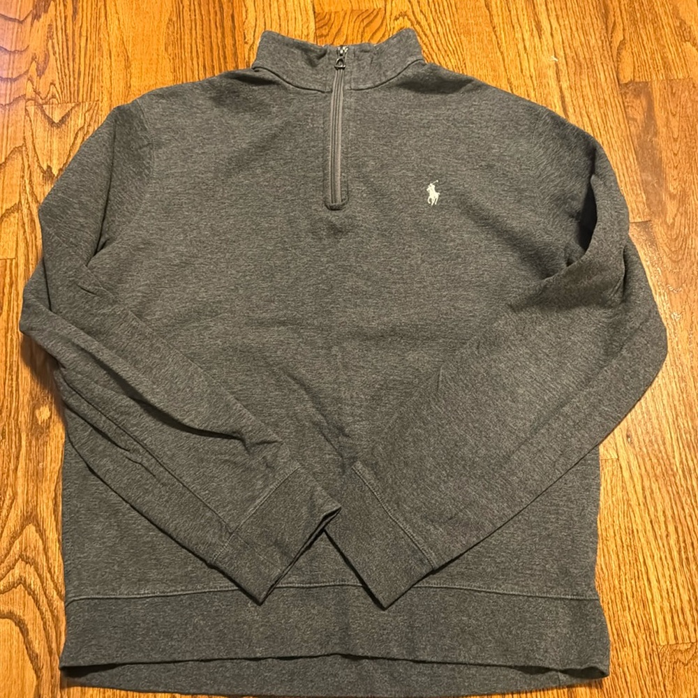 Polo Ralph Lauren 1/4 zip jersey sweatshirt